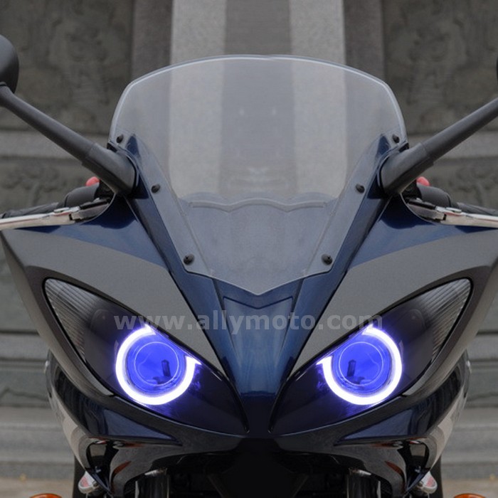 005 Headlight Yamaha Fz6S 2003-2009 Frontlamp Lightings Angel Halo Eye Blue-2 005 Headlight Yamaha Fz6S 2003-2009 Frontlamp Lightings Angel Halo Eye Blue-2